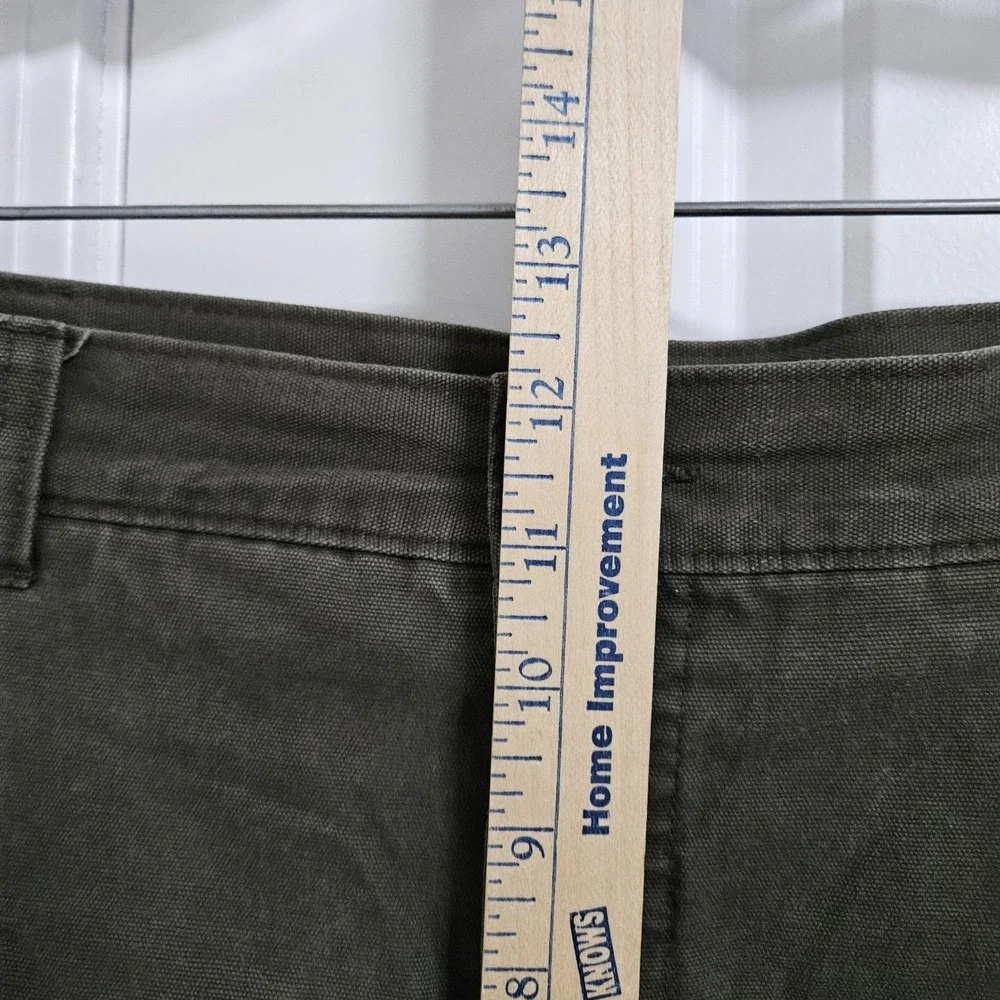 Columbia Shorts Mens 38 Green River Lodge Canvas Utility Rugged Hiking Gorpcore